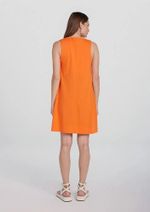 Vestido Curto Com Vazado Decote Em V
