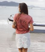 Camiseta Feminina Stamped by the Sea Vieira