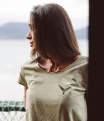 Camiseta Feminina Rabo Galo do Alto | Verde Pistache