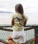 Camiseta Feminina Rabo Galo do Alto | Verde Pistache