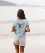 Camiseta Feminina Polvo | Azul Piscina