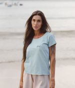 Camiseta Feminina Polvo | Azul Piscina