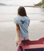 Camiseta Feminina Polvo | Azul Piscina