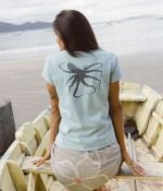 Camiseta Feminina Polvo | Azul Piscina