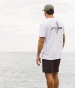 Camiseta UV Flying Fish | Branca