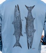 Camiseta UV Manga Longa Barracudas | Azul