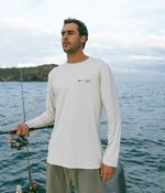 Camiseta UV Manga Longa Sailfish | Off White
