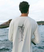 Camiseta UV Manga Longa Sailfish | Off White
