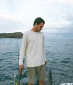 Camiseta UV Manga Longa Sailfish | Off White