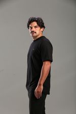 Cotton T-shirt Over Jersey Pocket Basic