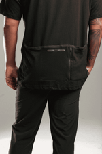 Cotton T-shirt Over Jersey Pocket Basic