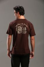 Cotton T-shirt Over Classic - Coffe Ride