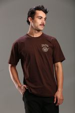 Cotton T-shirt Over Classic - Coffe Ride