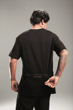Cotton T-shirt Over Jersey Pocket Basic