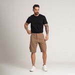 Bermuda Masculina Cargo Caqui