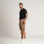 Bermuda Masculina Cargo Caqui