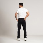 Calça Masculina Alfaiataria Brim Preta