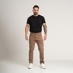 Calça Masculina Skinny Collor Caqui