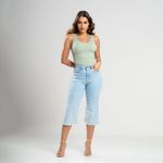 Bermuda Feminina Pantacourt Marmorizada