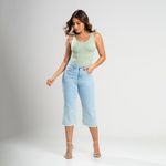Bermuda Feminina Pantacourt Marmorizada