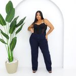 Calça Feminina Reta estilo Wide Leg