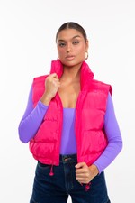 Colete Puffer Pink