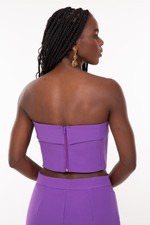 Corset Lisa Alfaiataria Roxo