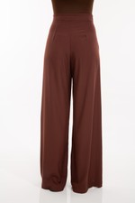 Calça Tina Pantalona Marrom