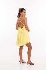 Vestido Curto Francesca Amarelo