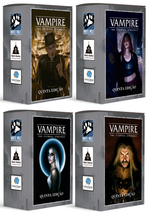 Combo VtES 5ª Edição Sabá (Trilhas de Caim+Cathari+Morte e da Alma+Poder e Voz Interior)