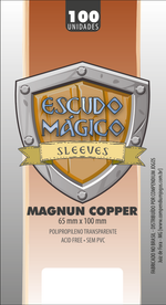 Sleeves Escudo Mágico - MAGNUM COPPER 100u (65 mm X 100 mm)