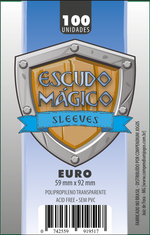 Sleeves Escudo Mágico - EURO 100u (59mm X 92mm)
