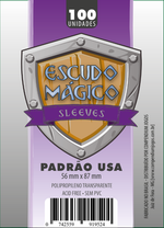 Sleeves Escudo Mágico - USA - 100u  - 56 mm X 87 mm