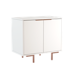 Buffet Aparador Bronze Babus com 2 Portas - Branco