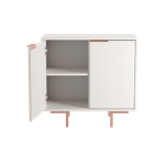 Buffet Aparador Bronze Babus com 2 Portas - Branco