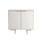 Buffet Aparador Bronze Babus com 2 Portas - Branco