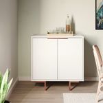 Buffet Aparador Bronze Babus com 2 Portas - Branco