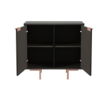 Buffet Aparador Bronze Babus com 2 Portas - Grafite