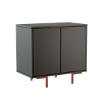 Buffet Aparador Bronze Babus com 2 Portas - Grafite