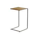 Mesa Lateral Steel Babus com encaixe para sofá