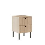 Mesa de Cabeceira Mahina Babus com 2 gavetas