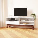 Rack para TV até 55 Polegadas 1 porta Lín - Branco