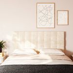 Cabeceira Para Cama Box Nala Babus Casal - Linho Bege
