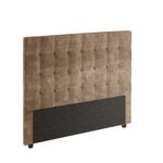 Cabeceira Para Cama Box Nala Babus Casal - Suede Marron