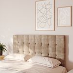 Cabeceira Para Cama Box Nala Babus Casal - Suede Marron