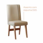 Conjunto Sala de Jantar 4 Lugares Mesa Bahê 136 e Cadeira Ane Babus