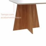 Conjunto Sala de Jantar 4 Lugares Mesa Lune 1,36 e Cadeira Ane Babus