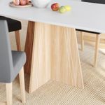 Conjunto Sala de Jantar 4 Lugares Mesa Lune 1,36 e Cadeira Ane Babus
