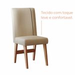 Conjunto Sala de Jantar 6 Lugares Mesa Lune e Cadeira Ane Babus