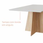 Conjunto Sala de Jantar 6 Lugares Mesa Lune e Cadeira Ane Babus